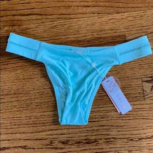 Women’s PILYQ Teal Swim Bottom Size M